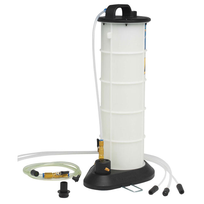 Evacuateur de fluides manuel et pneumatique (10 L)