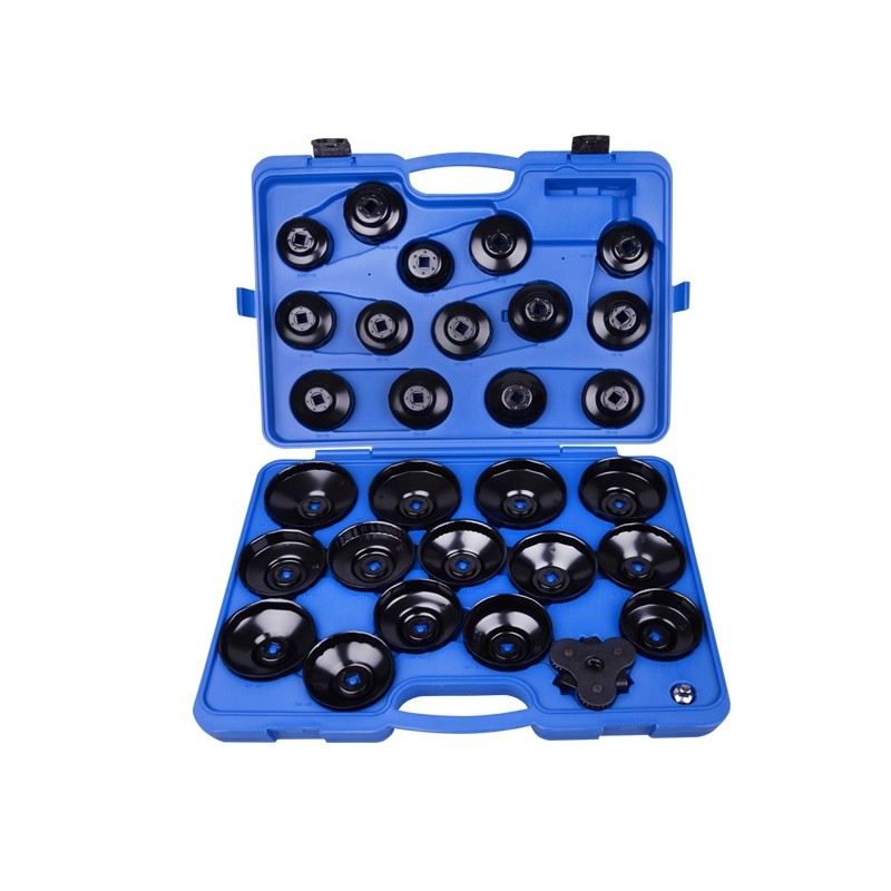 Set 30 clés filtre à huile type cloche