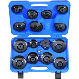 Set 15 clés filtre à huile type cloche