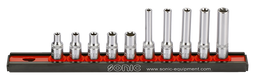 Set douilles Torx femelles courtes & longues (10pc-1/4")