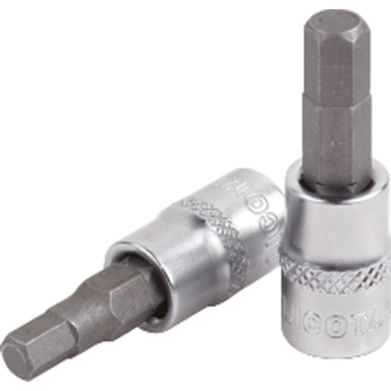 Embout allen sur douille 1/2'' COURT (6mm à 19 mm)