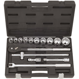 Coffret douilles 3/4' 6p 15pcs