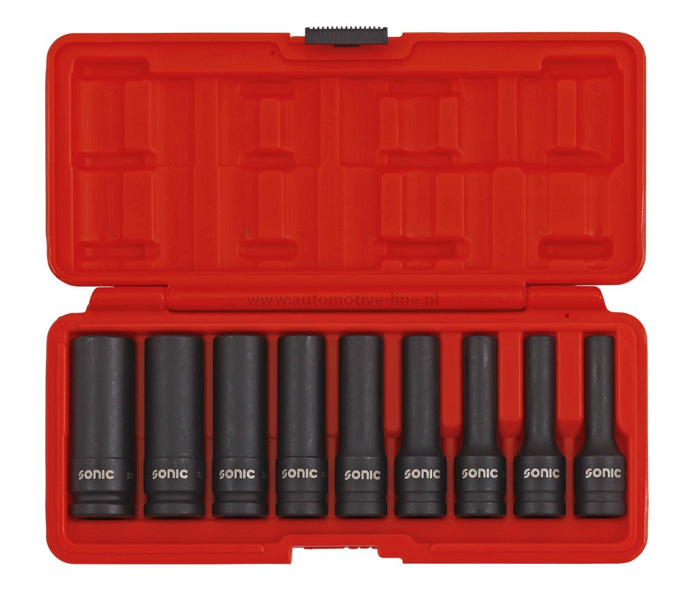 Set Douilles à choc Torx E / 1/2" (9 pcs)