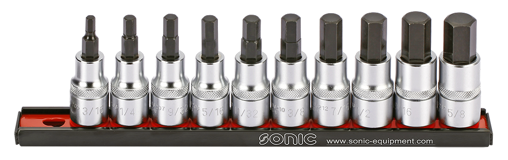 Set 1/2” douilles allen 10pcs