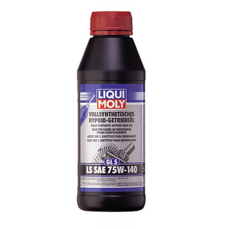 Huile hypoïde synth pour engrenages (GL5) LS SAE 75W140   500 ml