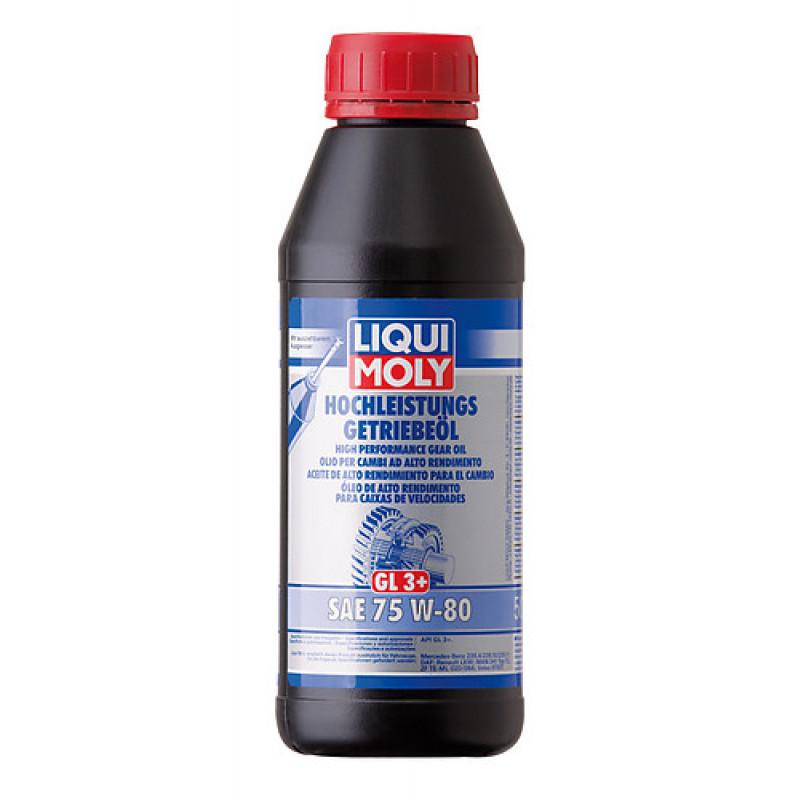 Huile pour engrenages hautes perf (GL3+) SAE 75W80   500 ml