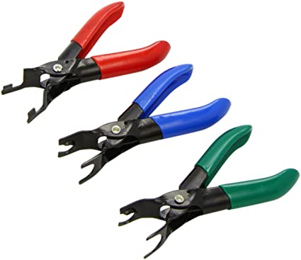 3 pinces pour conduites de carburant