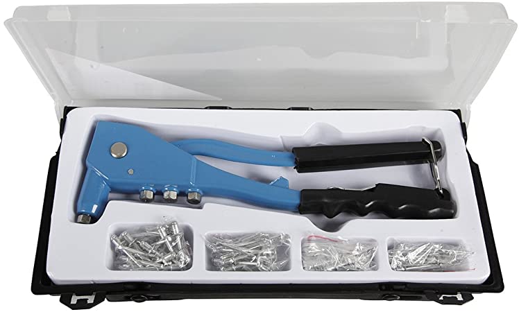 Coffret pince à rivets + 100 rivets