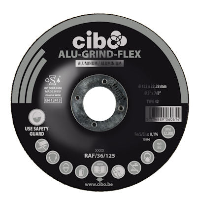 Disque Alu-Grind Flex  Ø125x22 A36