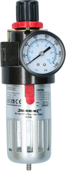 Regulateur pour air comprimé BSP 1/4'' 10bar'
