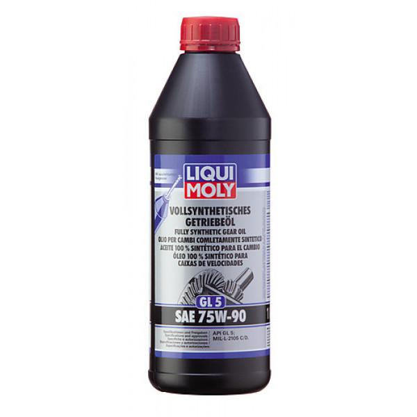 Huile pour engrenages 100 % synthèse (GL5) SAE 75W90   1 L