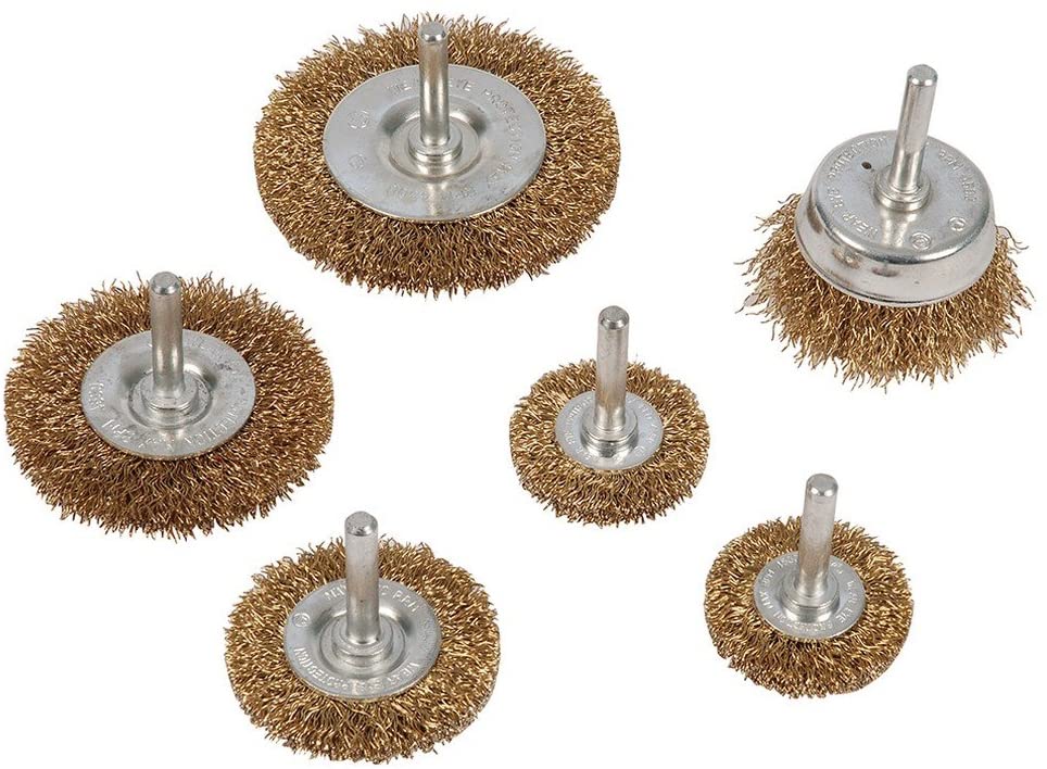 Jeu de 6 brosses métalliques