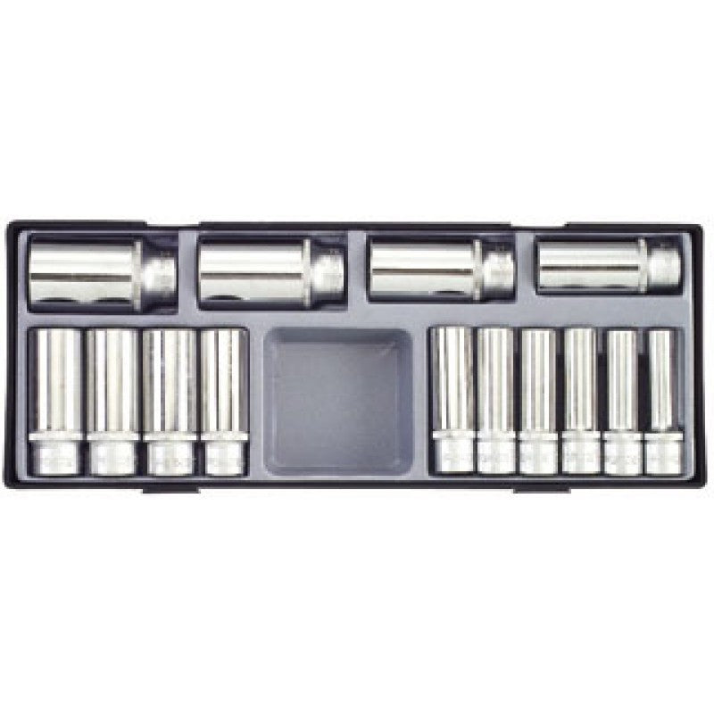 Module douilles longues 1/2” 14 pcs
