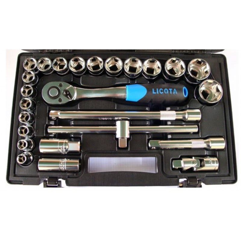 Coffret douilles 1/2" 25pcs