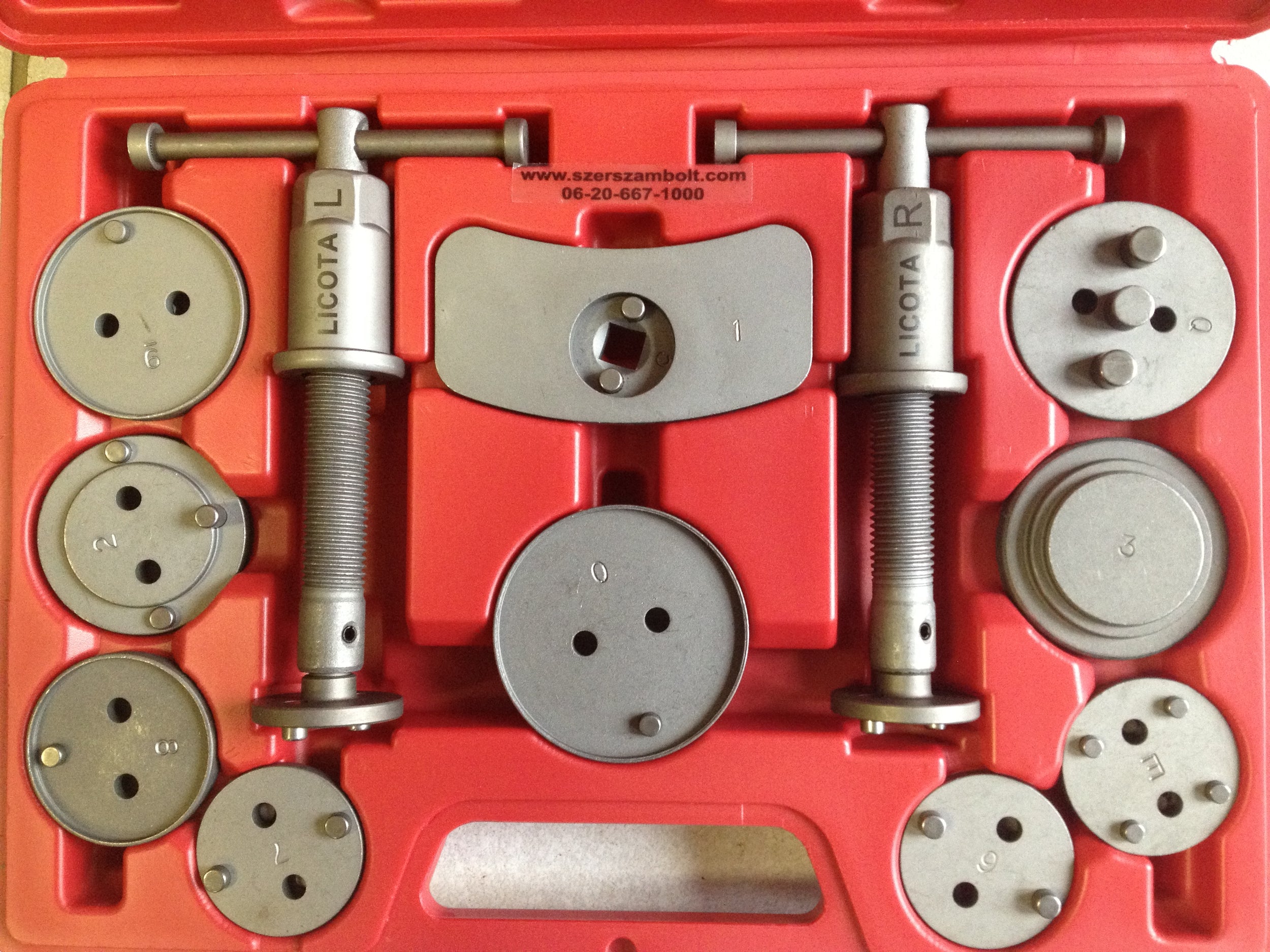 Set d’outils repousse piston de freins 21 Pcs