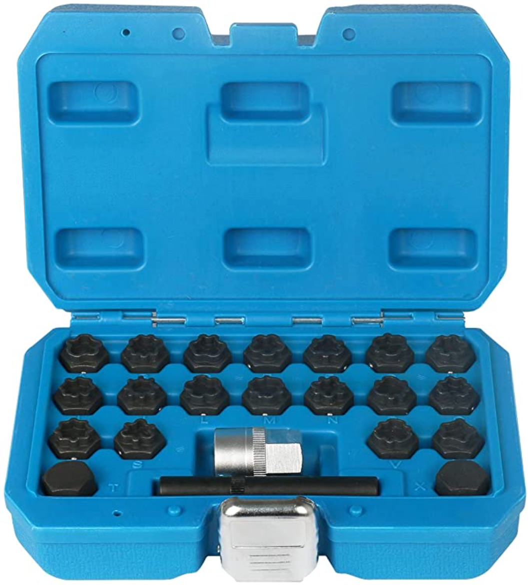 Set douilles pour boulons anti-vol AUDI 22pcs