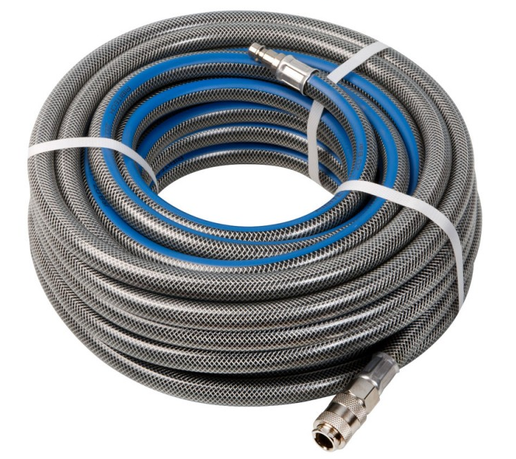 Tuyau d’air comprimé avec raccords rapides