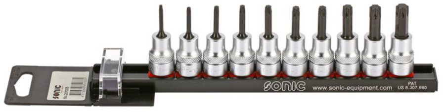 Set Embout Tx sur douilles (10pc-3/8")