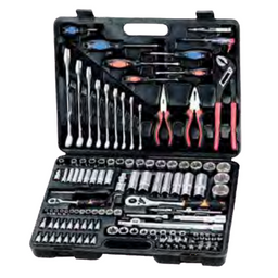 Coffret douilles 1/4' & 1/2' 128pcs