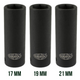 Set 3 douilles longues à chocs 1/2”
