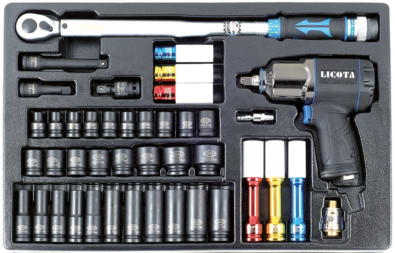 Module outils à chocs 1/2'' 42pcs