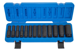 Coffret longues douilles à chocs 1/2” 13pcs