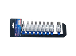 Set d'embouts sur douilles Allen et Tx (14 pcs-1/4")