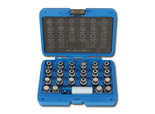 Set douilles pour boulons anti-vol VAG 23pcs