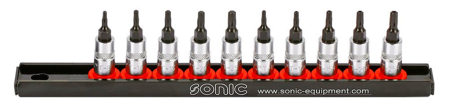 Embout Torx troué sur douille (10pc - 1/4")