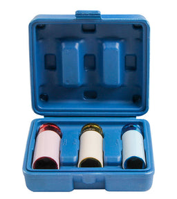 Set 3 douilles longues spéc pour jantes alu 17-19-21 x 1/2'' x 85mmL'