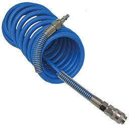 Spirale tuyau d'air prof 8M + raccords 8-12mm