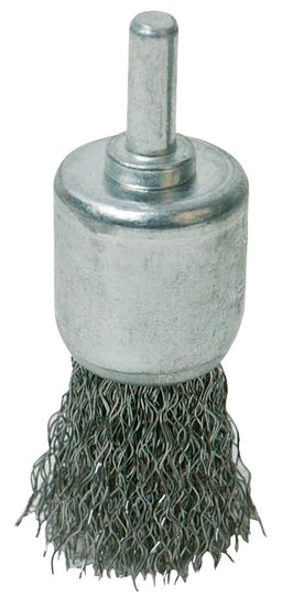 Brosse pinceau à fils d'acier 24mm 0.3mm schacht 6mm