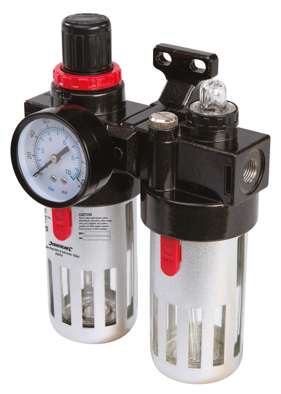 Regulateur d'air+séparateur d'eau+huileur BSP 1/4'''