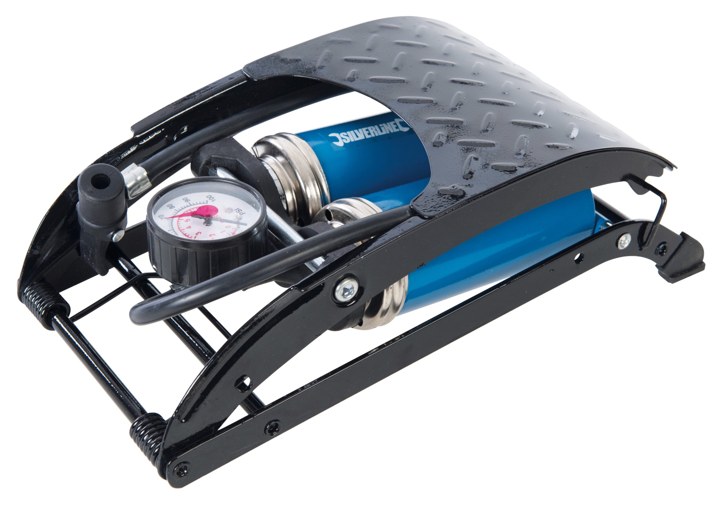 Pompe à pied double piston, usage intensif Max 7bar