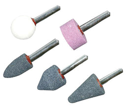 Lot de 5 meules sur tige 1/4'''