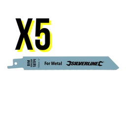 5 pcs lames de scie sabre pour métal