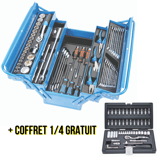 Caisse à outils professionnelle 111 pcs