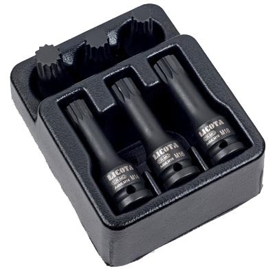 Set douilles multicrans (6pc-1/2')