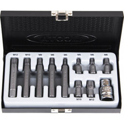Set embouts 10mm courts & longs Spline-XZN (11 pcs)