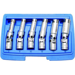 Set 6 douilles articulées pour bougies 6pans