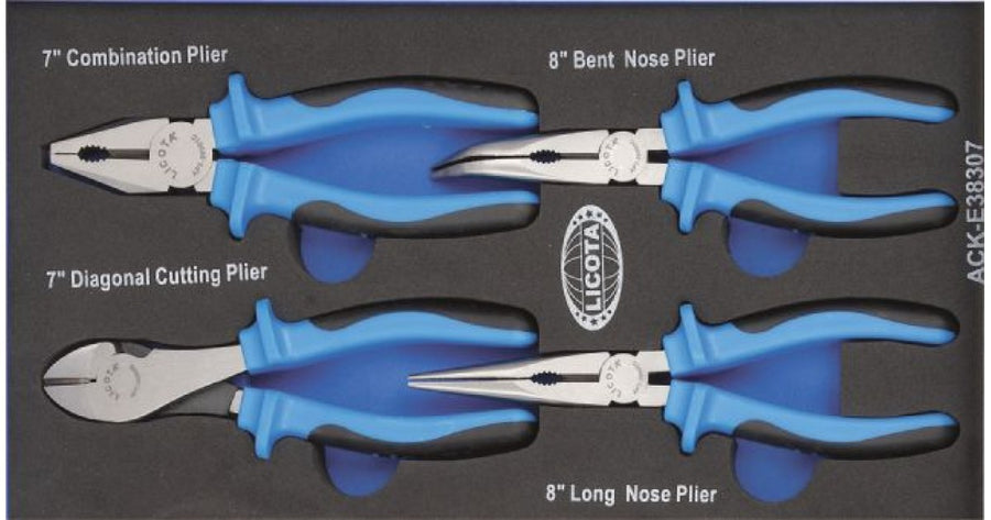 Set mousses de 4 pinces standard