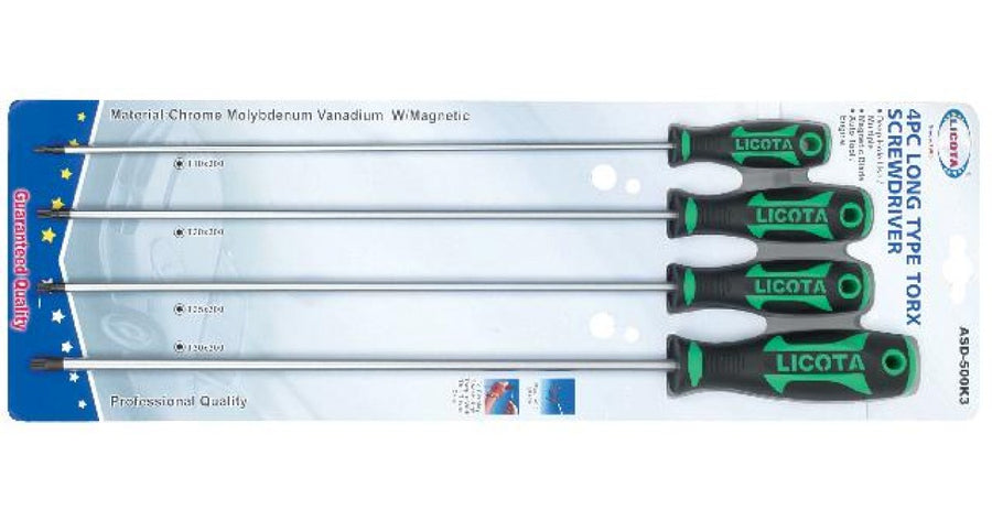 Set tournevis Torx extra long 4pcs