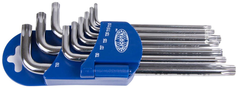Set 9 clés torx en L