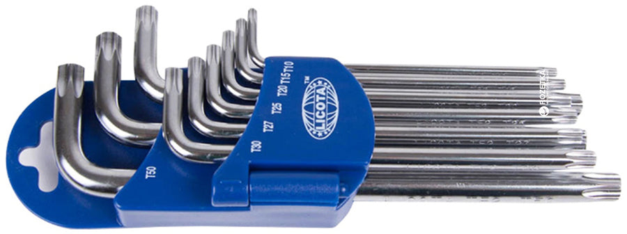 Set 9 clés torx en L