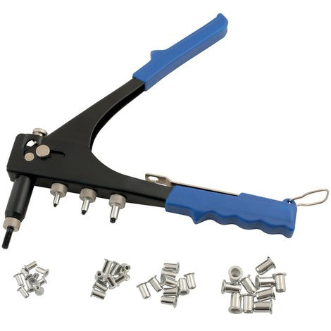 Pince à rivets creux +  40 rivets M3-M4-M5-M6