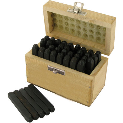Set chi res & lettres à frapper 36pcs