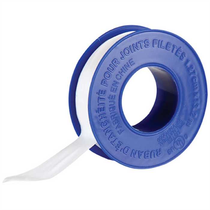 Ruban d'étanchéité PTFE blanc (10pcs) (Teflon)