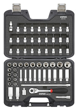 61pc 3/8' Coffret douilles + acc BMC
