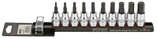 Set embouts Allen sur douille (10pc-3/8")